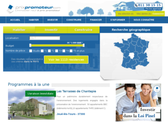 prixpromoteur.com website preview