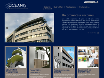oceanis.com website preview