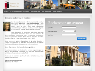 barreaudelardeche.com website preview