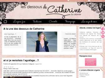 lesdessousdecatherine.com website preview