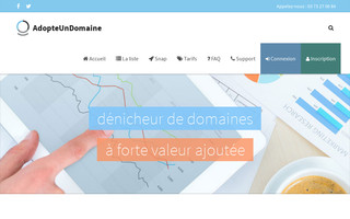 adopteundomaine.com website preview