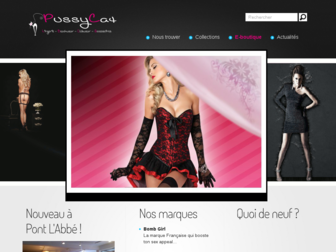 pussycat-lingerie.com website preview