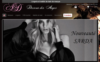 dessousdesanges.fr website preview