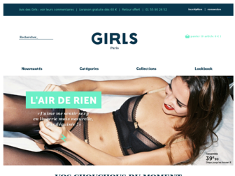 girls-paris.com website preview