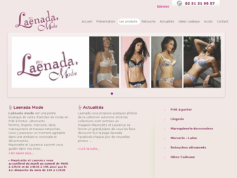 laenada-mode.fr website preview
