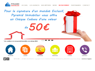 pyramid-immobilier.com website preview