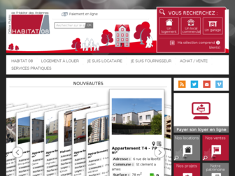 habitat08.fr website preview