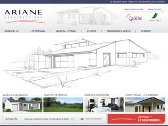 arianeconstructions.com website preview