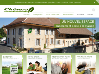 maisons-chenes.com website preview