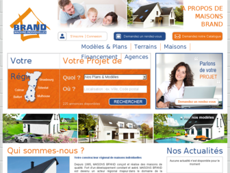 lesmaisonsbrand.fr website preview