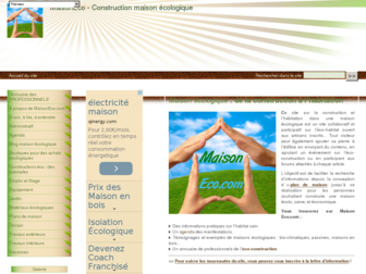 maisoneco.com website preview