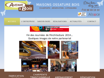 aveniretbois.fr website preview