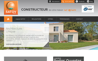 satov.fr website preview