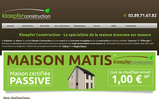 kloepfer-construction.fr website preview