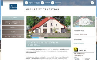 mesure-et-tradition.fr website preview