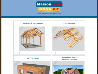 maison-bois-ossa-kit.com website preview