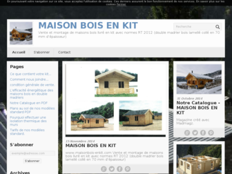 maisonbois-enkit.com website preview