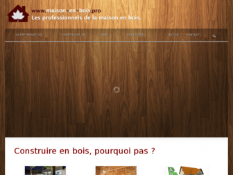 maison-en-bois.pro website preview
