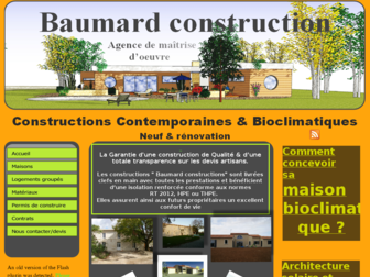baumard-maisonbioclimatique.com website preview