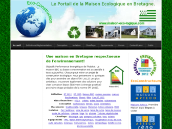 maison-eco-logique.com website preview