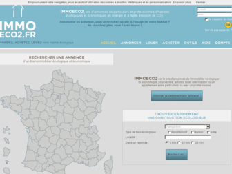 immoeco2.fr website preview