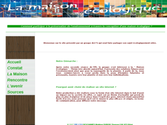 la.maison.ecologique.free.fr website preview