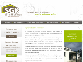 sgbconstruction.fr website preview