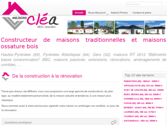 maisons-clea.fr website preview
