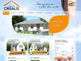 maisons-crisalis.com website preview