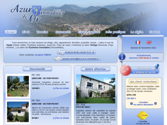 azur-et-or-immobilier.fr website preview