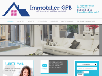 immobilier-gpb.fr website preview