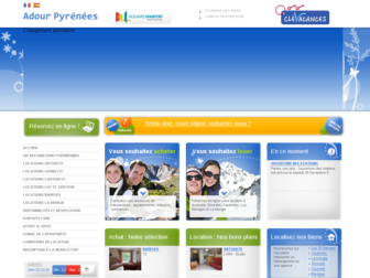 pyrenees-vacances.fr website preview