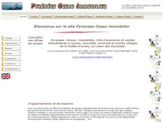 pyrenees-ossau-immobilier.com website preview