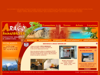 arago-immobilier.com website preview