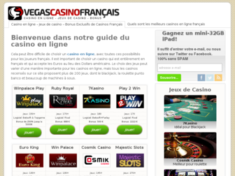 vegascasinofrancais.fr website preview