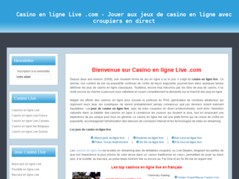 casinoenlignelive.com website preview