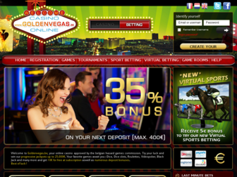 goldenvegas.be website preview