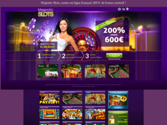 majesticslots.fr website preview