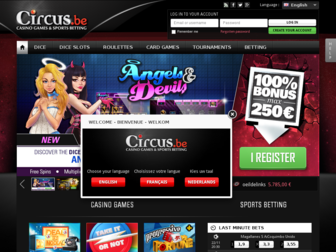 circus.be website preview