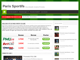 bestparissportifs.com website preview