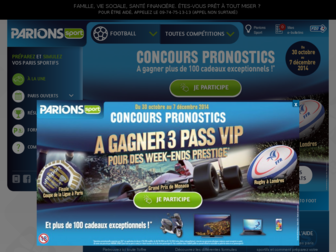 parionssport.fr website preview