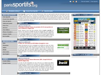 parissportifs.org website preview