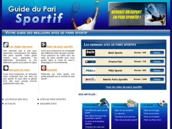 guide-sportif.com website preview