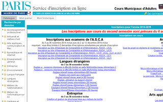 cma.paris.fr website preview