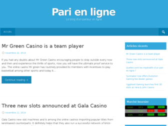 parienligne.fr website preview