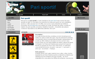 pariesportif.org website preview