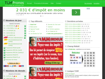 turfpronos.fr website preview