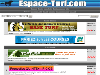 espace-turf.com website preview