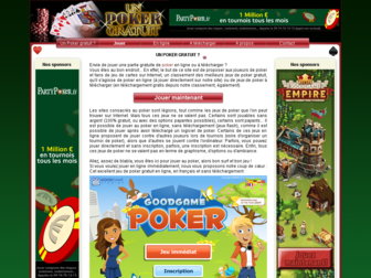 un-poker-gratuit.fr website preview