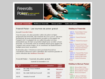 freerolls-poker.info website preview